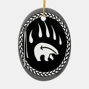 Tribal Bear Art Ornament Bear Keepsake & Gifts