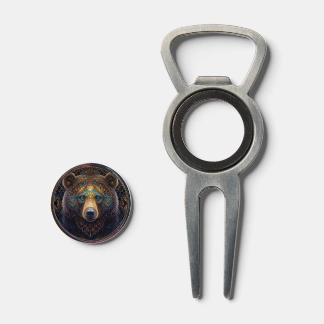 Tribal Bear Divot Tool (Front (Open))