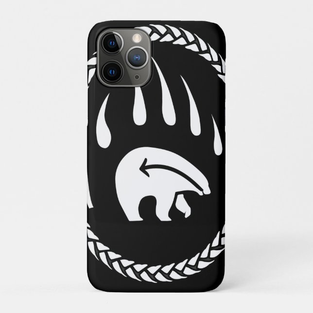 Tribal Bear iPhone 11 Case Bear Mobile Cases (Back)