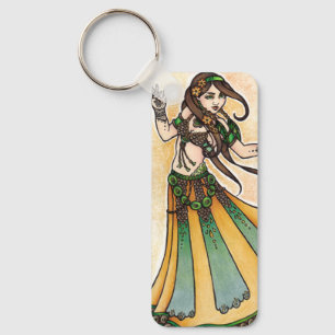 Tribal Belly Dancer Keychain