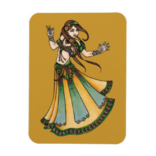 Tribal Belly Dancer Magnet