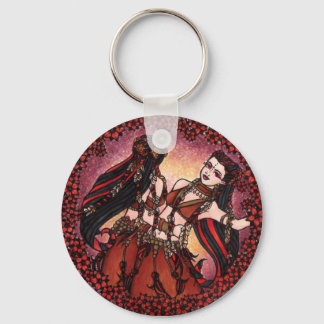 Tribal Belly Dancers Keychain