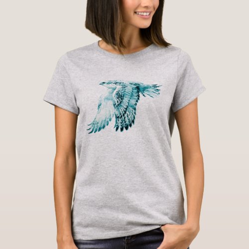Tribal bird illustration T_Shirt
