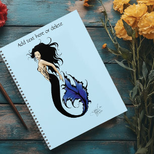 Tribal Blue Mermaid Elegant Fantasy Siren Planner