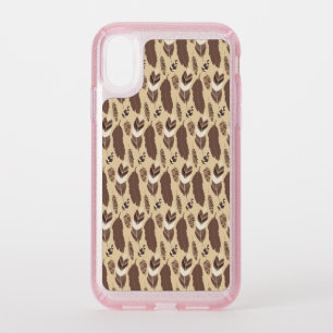 Tribal Boho Brown Feathers Ethnic Indians Speck iPhone XR Case
