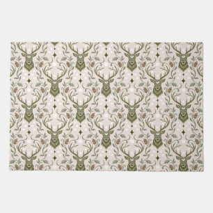 Tribal Boho Deer, Dreaming of Deer Doormat