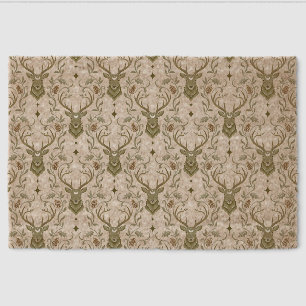 Tribal Boho Deer, Dreaming of Deer Fiber Doormat