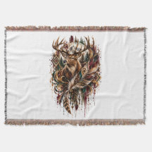 Tribal Boho Deer, Dreaming of Deer