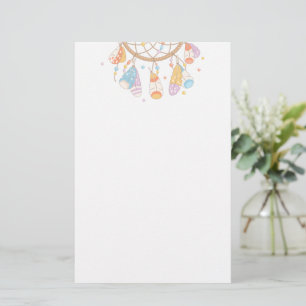 Tribal Boho Dreamcatcher Stationery