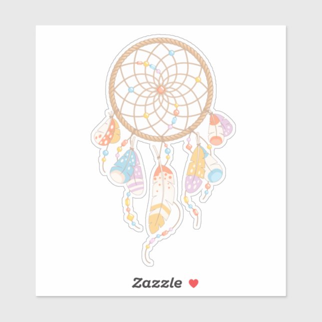Tribal Boho Dreamcatcher Sticker (Sheet)