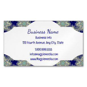 Tribal Boho Pattern Classic  Business Card Magnet