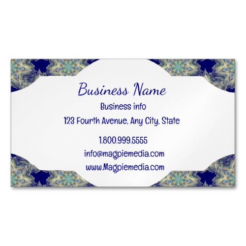 Tribal Boho Pattern Classic  Business Card Magnet