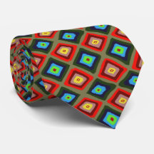 Tribal Bold Colors Diamond Pattern