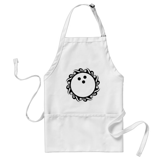 tribal BOWLING Adult Apron (Front)
