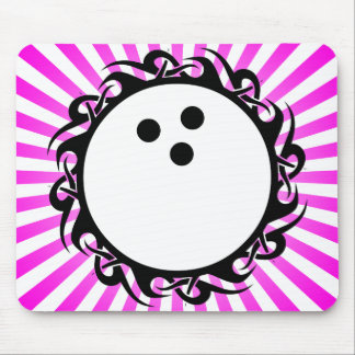 tribal bowling mouse pad