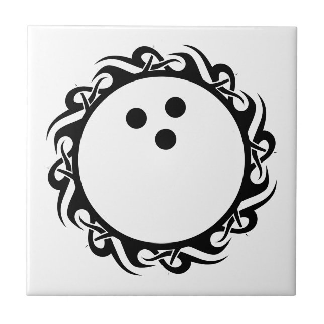 tribal BOWLING Tile (Front)
