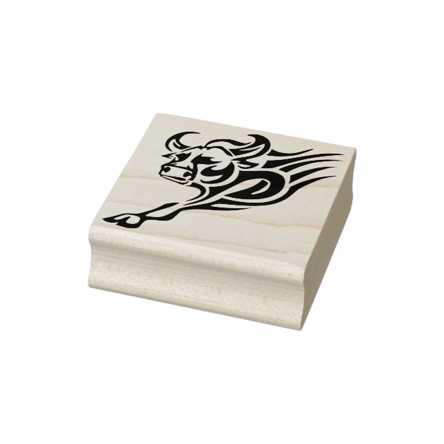 tribal bull art stamp (Stamp)