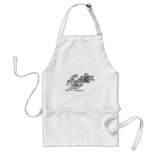 Tribal Bunny Adult Apron
