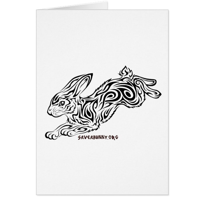 Tribal Bunny Cards