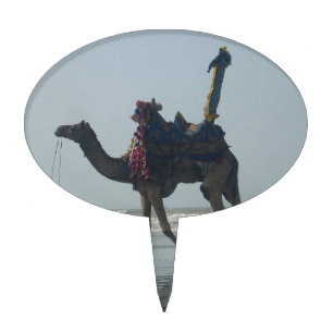 Tribal Camel Ride: Morning Tide Sands & Sea Cake Topper