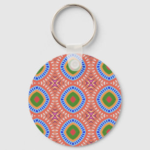 Tribal Circles Keychain