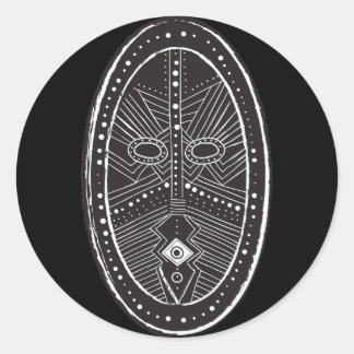 Tribal Classic Round Sticker