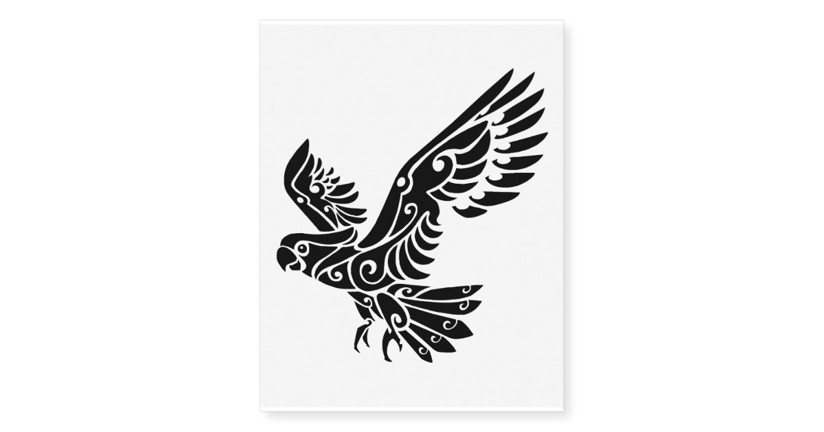 Tribal Cockatoo parrot bird tattoo | Zazzle Tribal Cockatoo parrot bird tattoo | Zazzle