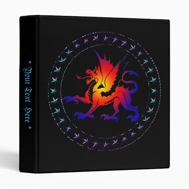 Tribal Color Dragon Binder II (Front/Spine)