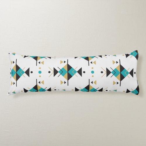 Tribal Colorful Geometric Pattern Body Pillow