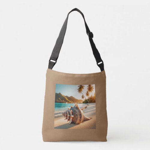 Tribal Conch Shell Tote Bag