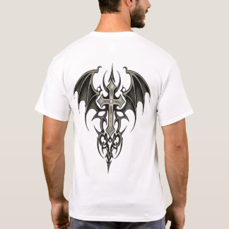 Tribal Cross Emblem T-Shirt