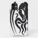 Tribal Cthulhu iPhone 5/5S case black on white