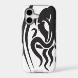 Tribal Cthulhu iPhone 5/5S case black on white