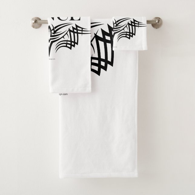 Tribal Dance Bath Towel Set (Insitu)