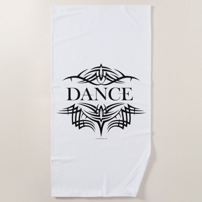 Tribal Dance Beach Towel (Front)