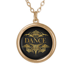 Tribal Dance Gold Plated Necklace