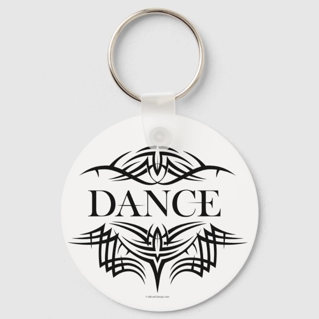 Tribal Dance (plain) Keychain (Front)
