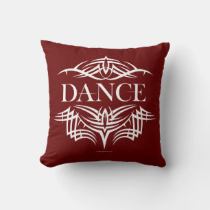 Tribal Dance (plain) Throw Pillow
