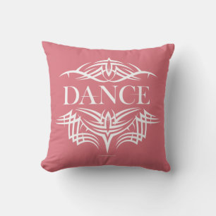 Tribal Dance (plain) Throw Pillow