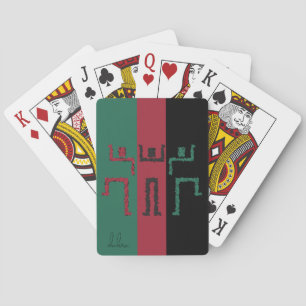 Tribal Dance Poker Cards