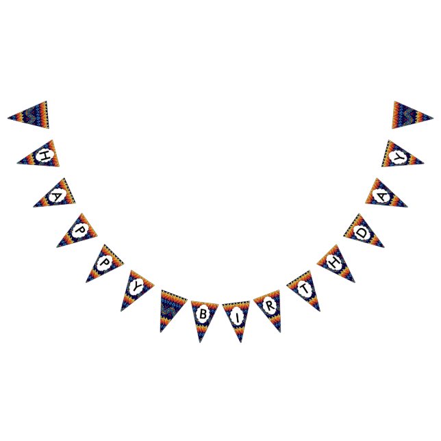 Tribal design abstract design bunting flags (All)