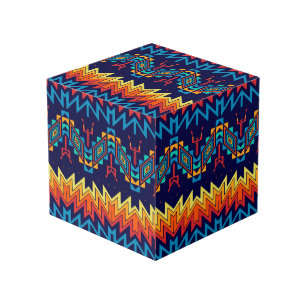 Tribal design abstract design cube