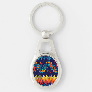 Tribal design abstract design keychain