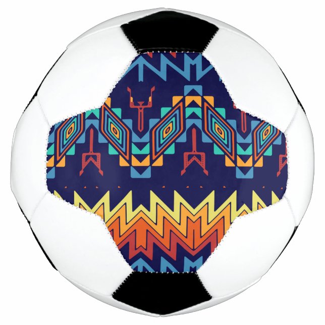 Tribal design abstract design soccer ball (Front)