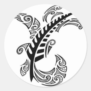 Tribal Design Classic Round Sticker