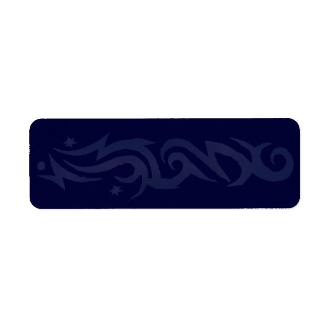 TRIBAL DESIGN Print Your Own Address Label Seal (Front)