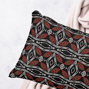 Tribal Diamond Accent Pillow