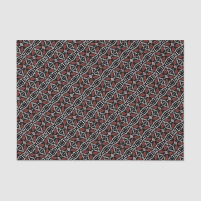 Tribal Diamond Tissue Paper (Front)