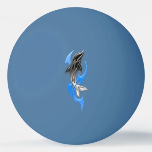 Tribal Dolphin Ping Pong Ball