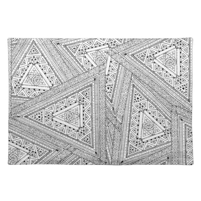 Tribal Doodle 2 Placemat (Front)